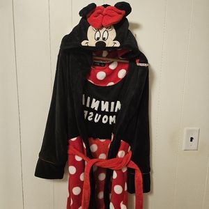 Disney minnie mouse bathrobe size large